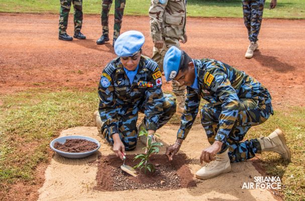 A ‘GUWAN MIMEDAL AWARDING PARADE HONOURS 9TH SLAF CONTINGENT'S COMMITMENT TO MINUSCA AT CENTRAL AFRICAN REPUBLIC