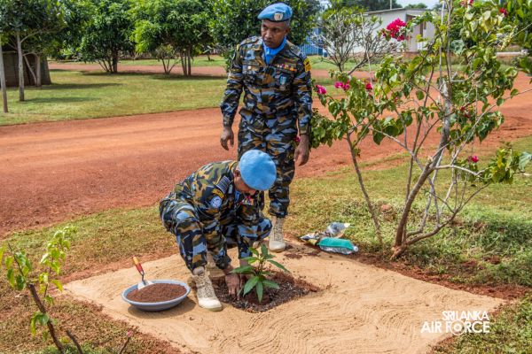 A ‘GUWAN MIMEDAL AWARDING PARADE HONOURS 9TH SLAF CONTINGENT'S COMMITMENT TO MINUSCA AT CENTRAL AFRICAN REPUBLIC
