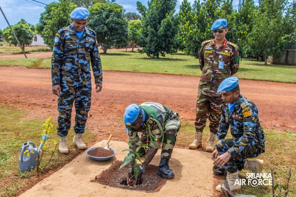 A ‘GUWAN MIMEDAL AWARDING PARADE HONOURS 9TH SLAF CONTINGENT'S COMMITMENT TO MINUSCA AT CENTRAL AFRICAN REPUBLIC