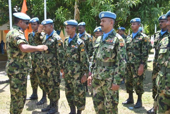 UN Medals
Awarded to Sri Lankan Peacekeepers in Republic of Haiti