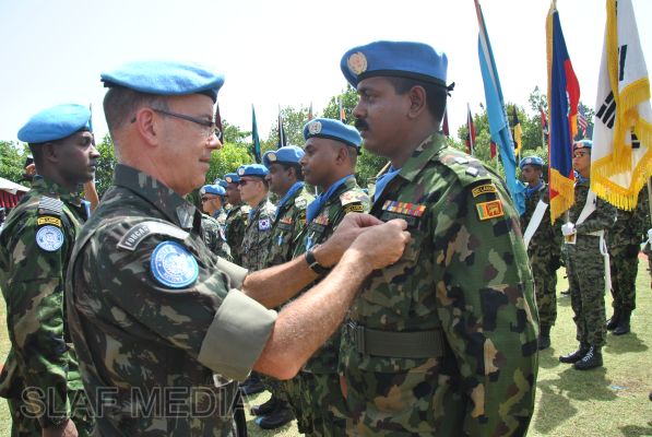 UN Medals
Awarded to Sri Lankan Peacekeepers in Republic of Haiti