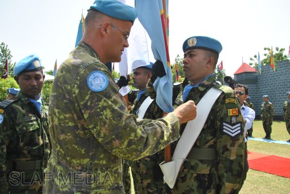 UN Medals
Awarded to Sri Lankan Peacekeepers in Republic of Haiti