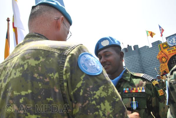 UN Medals
Awarded to Sri Lankan Peacekeepers in Republic of Haiti