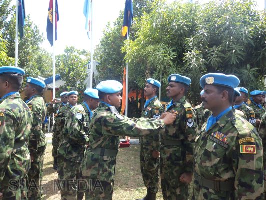 UN Medals
Awarded to Sri Lankan Peacekeepers in Republic of Haiti