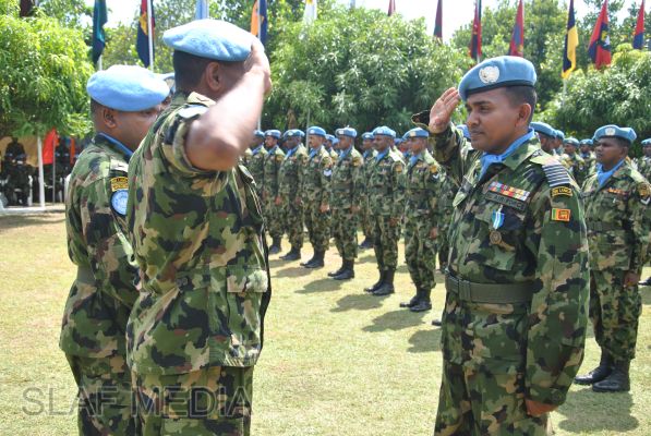 UN Medals
Awarded to Sri Lankan Peacekeepers in Republic of Haiti