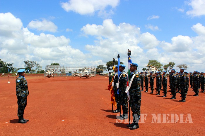 UN Peace Keeping Medal Award Ceremony of Sri Lanka Aviation Unit MINUSCA