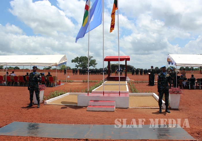 UN Peace Keeping Medal Award Ceremony of Sri Lanka Aviation Unit MINUSCA