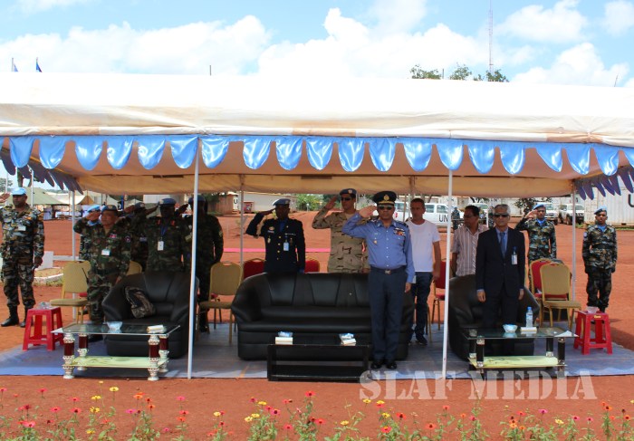 UN Peace Keeping Medal Award Ceremony of Sri Lanka Aviation Unit MINUSCA