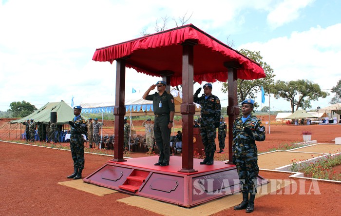 UN Peace Keeping Medal Award Ceremony of Sri Lanka Aviation Unit MINUSCA