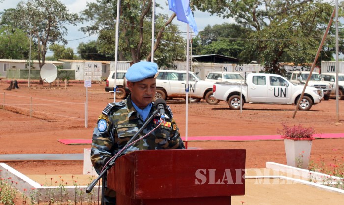 UN Peace Keeping Medal Award Ceremony of Sri Lanka Aviation Unit MINUSCA