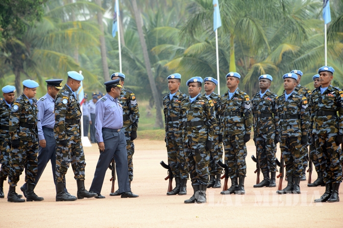 Passing Out Parade of No 3 Contingent UN Peace Keeping Mission in Central African Republic