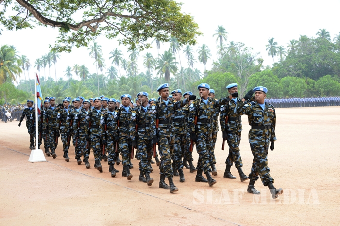 Passing Out Parade of No 3 Contingent UN Peace Keeping Mission in Central African Republic