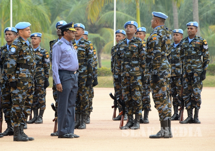 Passing Out Parade of No 3 Contingent UN Peace Keeping Mission in Central African Republic