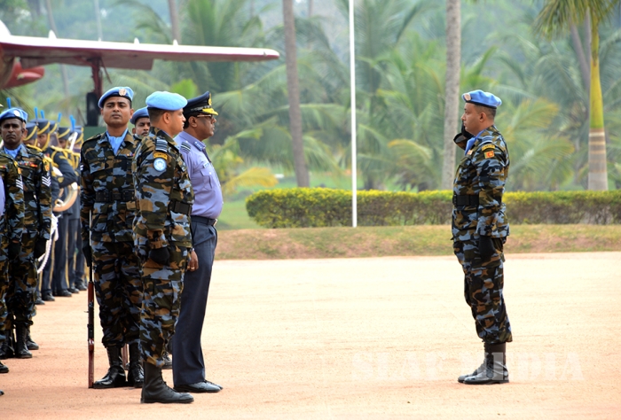 Passing Out Parade of No 3 Contingent UN Peace Keeping Mission in Central African Republic