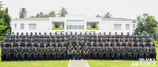 8TH
CONTINGENT OF UN PEACEKEEPING MISSION TO THE CENTRAL AFRICAN REPUBLIC
PASS OUT AT SLAF BASE KATUNAYAKE