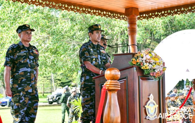 9TH CONTINGENT OF UN PEACEKEEPING MISSION TO THE CENTRAL AFRICAN REPUBLIC PASS OUT AT SLAF BASE KATUNAYAKE