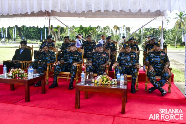9TH CONTINGENT OF UN PEACEKEEPING MISSION TO THE CENTRAL AFRICAN REPUBLIC PASS OUT AT SLAF BASE KATUNAYAKE