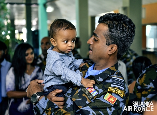 9TH CONTINGENT OF UN PEACEKEEPING MISSION TO THE CENTRAL AFRICAN REPUBLIC PASS OUT AT SLAF BASE KATUNAYAKE