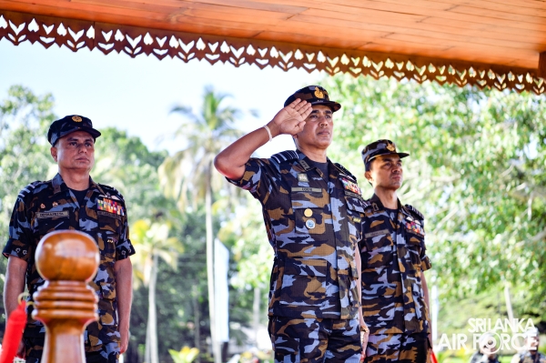 9TH CONTINGENT OF UN PEACEKEEPING MISSION TO THE CENTRAL AFRICAN REPUBLIC PASS OUT AT SLAF BASE KATUNAYAKE
