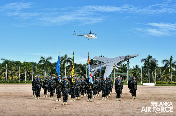 9TH CONTINGENT OF UN PEACEKEEPING MISSION TO THE CENTRAL AFRICAN REPUBLIC PASS OUT AT SLAF BASE KATUNAYAKE