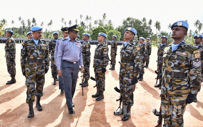 Passing Out Parade of No 3 Contingent UN Peace Keeping Mission in South Sudan (UNMISS)