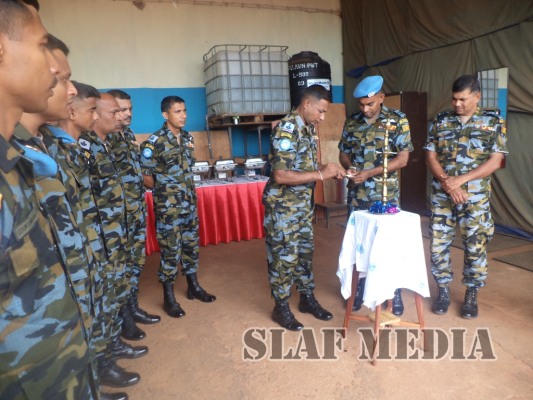 First Year Anniversary of the Sri Lanka Aviation Unit –MINUSCA