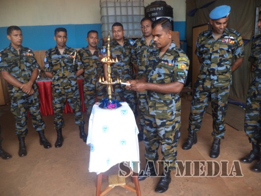 First Year Anniversary of the Sri Lanka Aviation Unit –MINUSCA