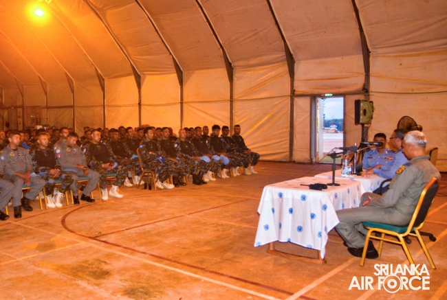 HIGHER LEVEL SUPERVISION VISIT AT SRI LANKA AVIATION UNIT,
MINUSCA, CENTRAL AFRICAN REPUBLIC