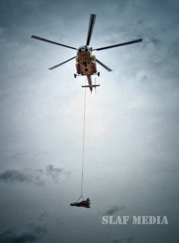 Underslung Operation Carried Out by Sri Lanka Aviation Contingent in MINUSCA