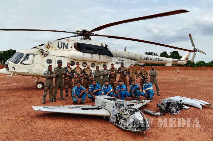 Underslung Operation Carried Out by Sri Lanka Aviation Contingent in MINUSCA
