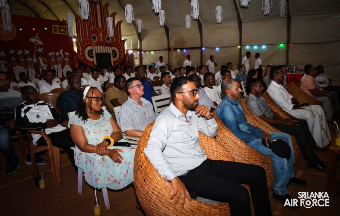 SRI LANKA AVIATION CONTINGENT MARKS VESAK IN CENTRAL AFRICAN REPUBLIC