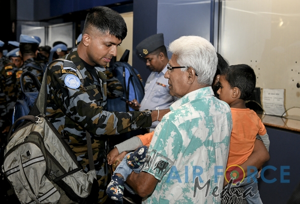 Replacement Air Force Troops Depart for South Sudan