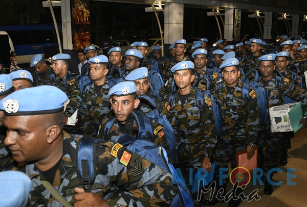 Replacement Air Force Troops Depart for South Sudan