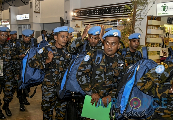 Replacement Air Force Troops Depart for South Sudan