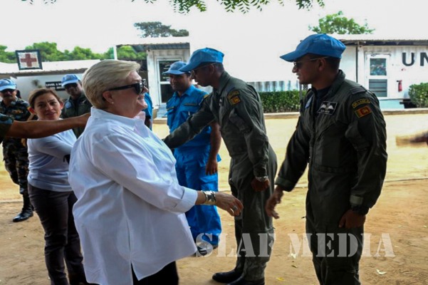 Delegation from United Nation Budget Controller’s Office visits SL Aviation Unit in South Sudan