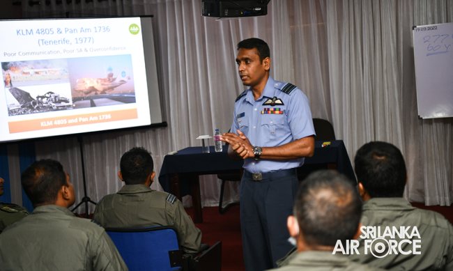 CREW
RESOURCE MANAGEMENT PROGRAMME CONDUCTS FOR AIRCREW MEMBERS DETAILED FOR
NEXT UN MISSION