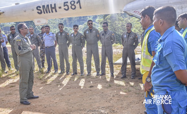 MI 17
HELICOPTER OF SLAF SUPPORTS VITAL INFRASTRUCTURE PROJECT ON ADAM'S PEAK
