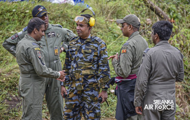 MI 17
HELICOPTER OF SLAF SUPPORTS VITAL INFRASTRUCTURE PROJECT ON ADAM'S PEAK