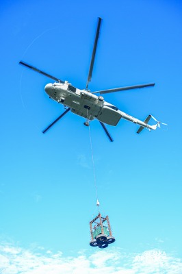 MI 17
HELICOPTER OF SLAF SUPPORTS VITAL INFRASTRUCTURE PROJECT ON ADAM'S PEAK