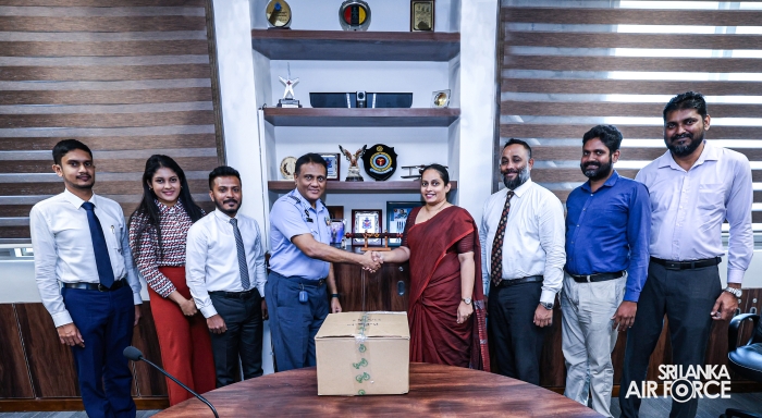 UNITED
MOTORS LANKA PLC DONATES ESSENTIAL MEDICINES TO SRI LANKA AIR FORCE