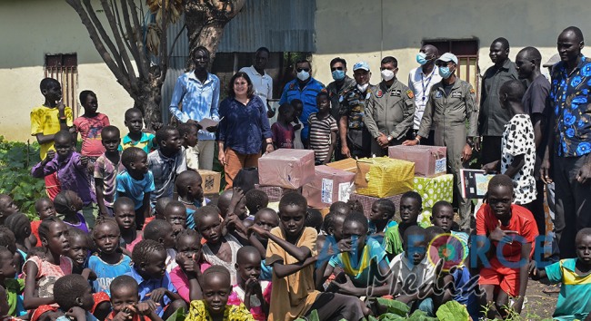 4TH CONTINGENT OF SL AVIATION UNIT – UNMISS CONDUCTS SPECIAL COMMUNITY SERVICE PROJECT