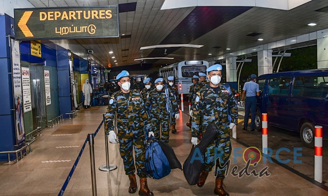 5TH
AVIATION CONTINGENT DEPART FOR REPUBLIC OF SOUTH SUDAN (UNMISS)
