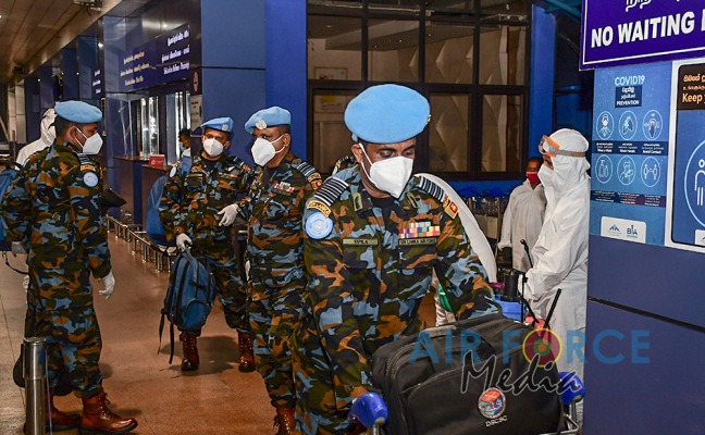 5TH
AVIATION CONTINGENT DEPART FOR REPUBLIC OF SOUTH SUDAN (UNMISS)