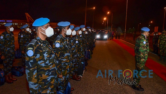 5TH
AVIATION CONTINGENT DEPART FOR REPUBLIC OF SOUTH SUDAN (UNMISS)