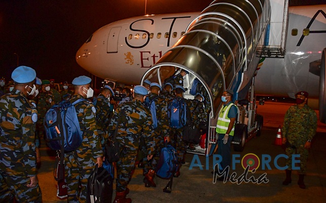5TH
AVIATION CONTINGENT DEPART FOR REPUBLIC OF SOUTH SUDAN (UNMISS)