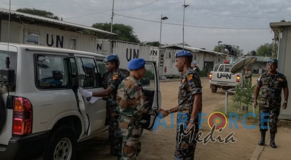 Force Commander of United Nation Mission South Sudan Visits Sri Lanka Aviation Unit in South Sudan