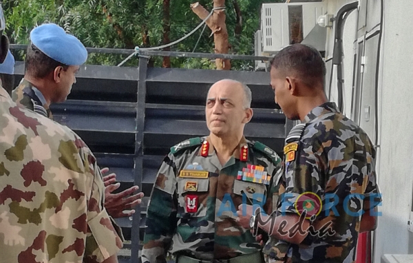 Force Commander of United Nation Mission South Sudan Visits Sri Lanka Aviation Unit in South Sudan