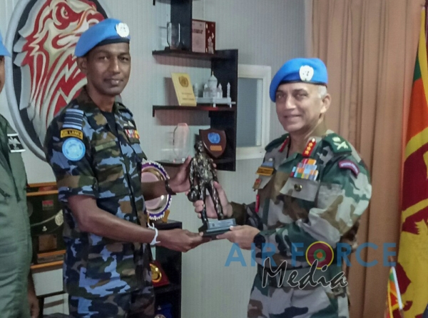 Force Commander of United Nation Mission South Sudan Visits Sri Lanka Aviation Unit in South Sudan