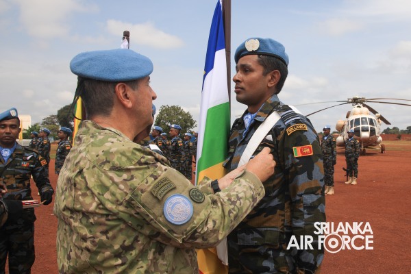 UNITED NATIONS PEACEKEEPERS' MEDAL AWARDING PARADE CONCLUDES AT CENTRAL AFRICAN REPUBLIC