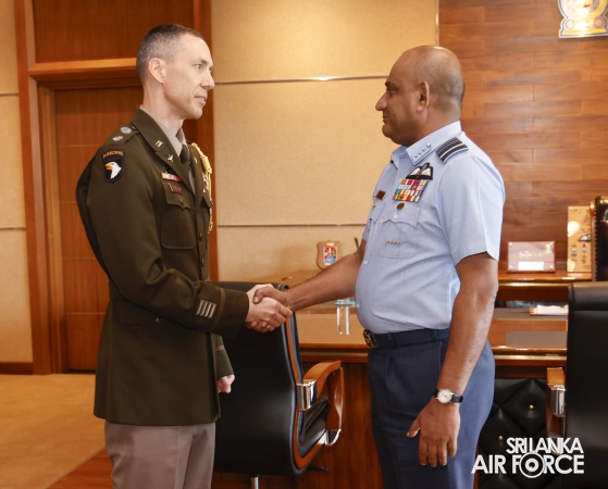 OUTGOING DEFENCE ATTACHÉ AT THE EMBASSY OF UNITED STATES OF AMERICA IN SRI LANKA CALLS ON THE COMMANDER